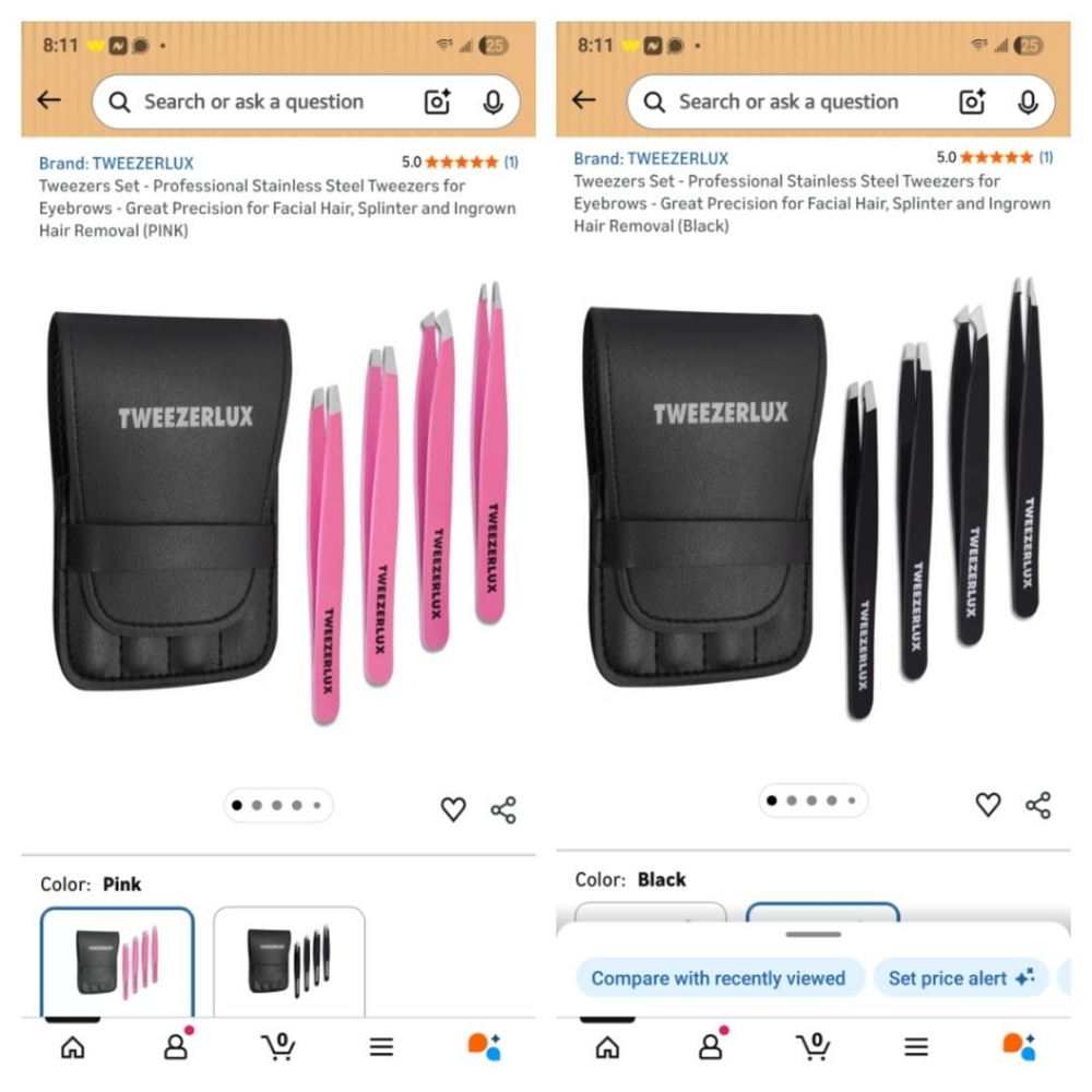 TWEEZERLUX AMAZON PURCHASE ONLY (2nd Pic For Details) OUR NEW BRAND 🫶❤️